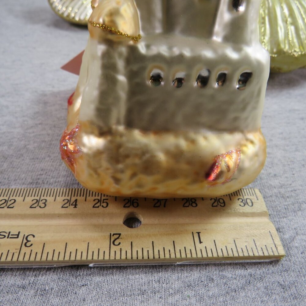 Sea Shell Blown Glass & Glittered with other Nautical Ornaments - Picture 5 of 15